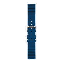 Load image into Gallery viewer, TISSOT OFFICIAL BLUE SILICONE STRAP LUGS 22 MM