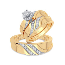 Cargar imagen en el visor de la galería, 14K 0.20CT Diamond Trio Set