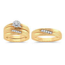 Cargar imagen en el visor de la galería, 14K 0.20ct Diamond Trio Set