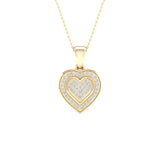 10K 0.15CT Diamond Pendant
