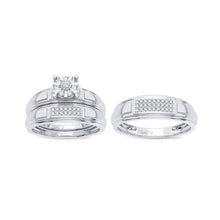 Cargar imagen en el visor de la galería, 14K 0.25CT Diamond Trio Set