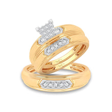 Cargar imagen en el visor de la galería, 14K 0.33ct Diamond Trio Set