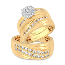 Cargar imagen en el visor de la galería, 14K 1.13CT Diamond Trio Set