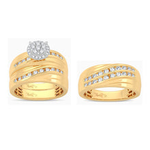 Cargar imagen en el visor de la galería, 14K 1.13CT Diamond Trio Set