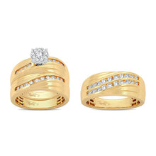Cargar imagen en el visor de la galería, 14K 1.13CT Diamond Trio Set