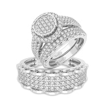 Cargar imagen en el visor de la galería, 14K 2.00CT Diamond Trio Set