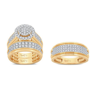 14K 2.10ct Diamond Trio Set