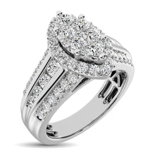 Cargar imagen en el visor de la galería, 10K White Gold 1 Ct.Tw. Diamond Engagement Ring