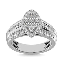 Cargar imagen en el visor de la galería, 10K White Gold 1 Ct.Tw. Diamond Engagement Ring
