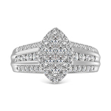 Cargar imagen en el visor de la galería, 10K White Gold 1 Ct.Tw. Diamond Engagement Ring