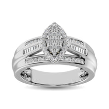 Cargar imagen en el visor de la galería, 10K White Gold 1 Ct.Tw. Diamond Engagement Ring
