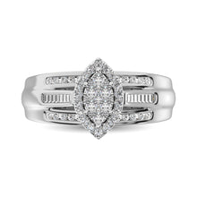 Cargar imagen en el visor de la galería, 10K White Gold 1 Ct.Tw. Diamond Engagement Ring