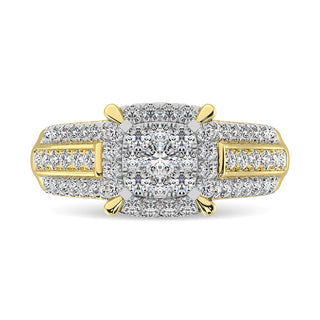 Diamond 1 Ct.Tw. Engagement Ring in 10K Yellow Gold