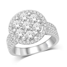 Cargar imagen en el visor de la galería, 14K White Gold 2 Ct.Tw. Diamond Fashion Ring