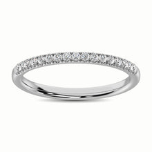 Cargar imagen en el visor de la galería, 10K White Gold 1/10 Ct.Tw. Diamond Wedding Band