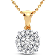 Cargar imagen en el visor de la galería, 10K 0.15CT DIAMOND PENDANT