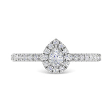 Load image into Gallery viewer, Diamond 3/4 Ct.Tw. Pear Cut Engagement Ring in 14K White Gold