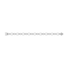 Load image into Gallery viewer, Diamond 5/8 Ct.Tw. Cuban Fashion Bracelets in 14K White Gold