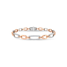 Cargar imagen en el visor de la galería, 10K Two Tone Diamond 5/8 Ct.Tw. Fashion Bracelet