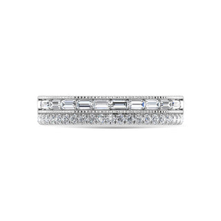 14K White Gold Diamond 1/3 Ct.Tw. Fashion Bands