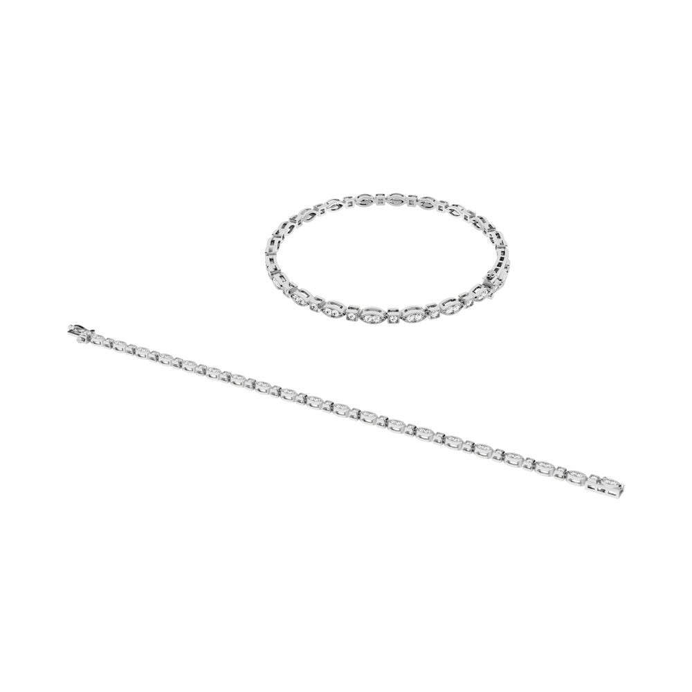 10K White Gold Diamond 1 Ct.Tw. Fashion Bracelet