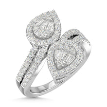 Cargar imagen en el visor de la galería, 14K White Gold Diamond 1 Ct.Tw. Fashion Ring