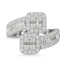 Cargar imagen en el visor de la galería, 14K White Gold Diamond 1 Ct.Tw. Fashion Ring