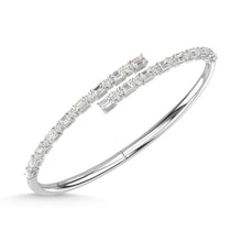 Load image into Gallery viewer, 14K White Gold Diamond 3 Ct.Tw. Fashion Bangle