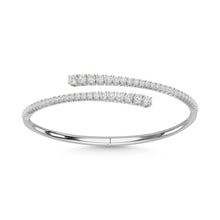 Load image into Gallery viewer, 14K White Gold Diamond 2 5/8 Ct.Tw. Fashion Bangle