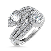Cargar imagen en el visor de la galería, 14K White Gold Diamond 3/4 Ct.Tw. Fashion Ring