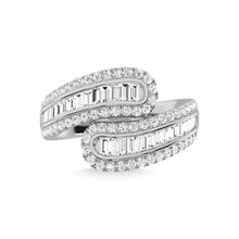 Cargar imagen en el visor de la galería, 14K White Gold Diamond 1 1/8 Ct.Tw. Fashion Ring