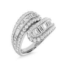 Cargar imagen en el visor de la galería, 14K White Gold Diamond 1 1/8 Ct.Tw. Fashion Ring