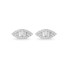 Cargar imagen en el visor de la galería, 14K White Gold Diamond 1/3 Ct.Tw. Fashion Earrings