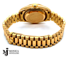 Cargar imagen en el visor de la galería, 26mm Ladies Preowned 18K President Factory QS 69178
