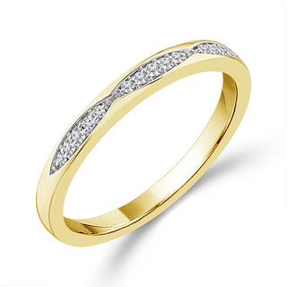 Diamond Band 0.08 ct tw 14k White Gold