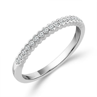 Diamond Band 0.09 ct tw 14k White Gold