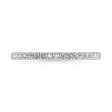 Cargar imagen en el visor de la galería, 14K White Gold Lab Grown Diamond 1/6 Ct.Tw. IGI Certified Wedding Band
