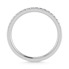 Cargar imagen en el visor de la galería, 14K White Gold Lab Grown Diamond 1/6 Ct.Tw. IGI Certified Wedding Band