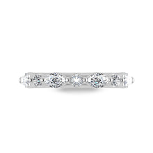 Cargar imagen en el visor de la galería, 14K White Gold Lab Grown Diamond 1/2 ct.tw. IGI Certified Wedding Band