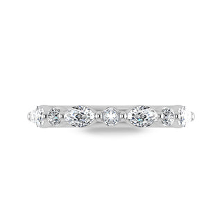 14K White Gold Lab Grown Diamond 1/2 ct.tw. IGI Certified Wedding Band