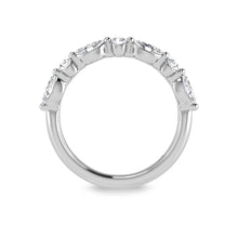 Cargar imagen en el visor de la galería, 14K White Gold Lab Grown Diamond 1/2 ct.tw. IGI Certified Wedding Band