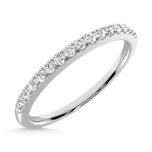 Cargar imagen en el visor de la galería, 10K White Gold Labgrown Diamond 1/6 Ct.Tw. Wedding Band