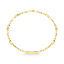 Cargar imagen en el visor de la galería, 14K Yellow Lab Grown 7/8 Ct.Tw. Clover Flexi Bangle
