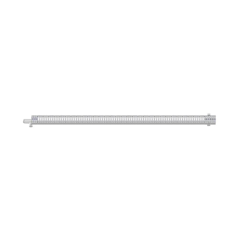 14K White Gold Round & Baguette Lab Grown Diamond 8 1/2 Ct.Tw. Tennis Bracelet