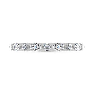 14K White Gold Lab Grown Diamond 1/3 Ct.Tw. Band