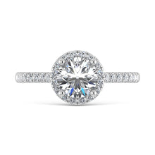 Cargar imagen en el visor de la galería, 10K White Gold Lab Grown Diamond 1 1/4 Ct.Tw. Engagement Ring