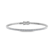 Cargar imagen en el visor de la galería, 10K White Gold Lab Grown Diamond 3 Ct.Tw. Tennis Bracelet