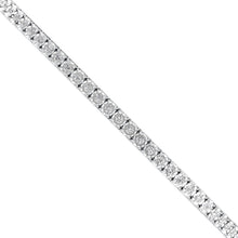 Cargar imagen en el visor de la galería, Sterling Silver Labgrown Diamond 1/2 Ct.Tw. Flexi Bangle