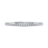 Sterling Silver Labgrown Diamond 1 Ct.Tw. Flexi Bangle