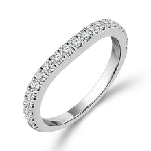 Cargar imagen en el visor de la galería, Diamond Bridal Set 2 ct tw 14k White Gold